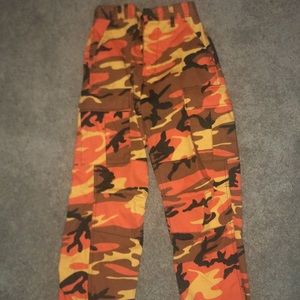 Orange Rothco Camo Pants!